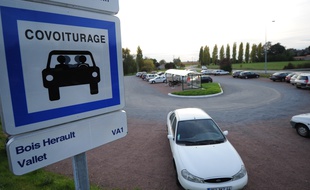Aire de covoiturage (Illustration)