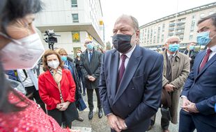 Eric Dupond-Moretti en déplacement à Lyon en février 2021.