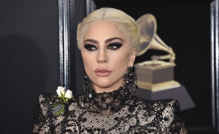 Lady Gaga aux Grammy Awards, le 28 janvier 2018.