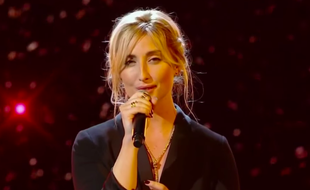 Noée sur le plateau de Destination Eurovision en janvier 2018.