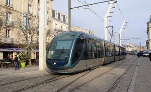 Tramway à Bordeaux