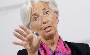 Christine Lagarde lors d'une conférence de presse le 17 juin 2016 à Vienne en Autriche
