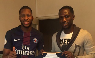 Moussa Sissoka en compagnie de Théo