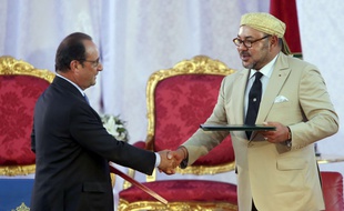 François Hollande et Mohammed VI, à Tanger, le 20 septembre 2015.