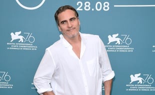 L'acteur Joaquin Phoenix à la Mostra de Venise