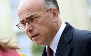 Le minsitre de l'Intérieur Bernard Cazeneuve à l'Elysée, le 9 juillet 2014