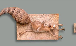 Un Scrat, l'écureuil de L'Age de glace, aux enchères.