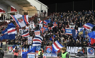Un groupe d'ultras parisiens avait fait le déplacement pour le match Dijon-PSG, le 4 février 2017.