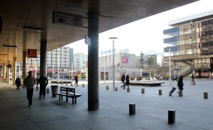 La dalle du Colombier à Rennes.