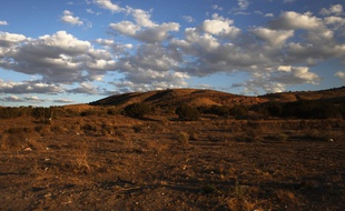 Des nuages au-dessus du désert californien (image d'illustration).
