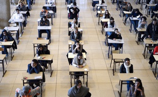Des étudiants marseillais en médecine en première année passant le concours en 2012
