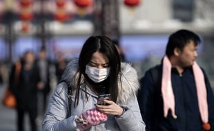 Le virus commence à s’étendre en Chine. La ville de Hanzhong, le 20 janvier 2020.