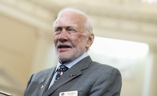 L'ex astronaute Buzz Aldrin le 15 novembre 2016.