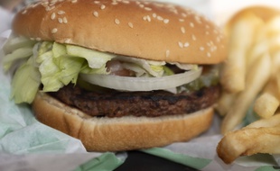Ceci est un burger végétarien.