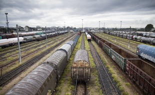 Illustration d'une gare de triage SNCF. V. Wartner / 20 Minutes
