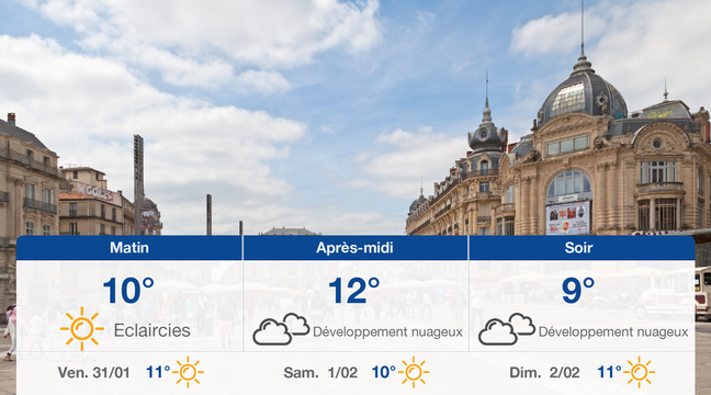 Actualités Direct Montpellier Météo Montpellier : Prévisions du jeudi 30 janvier 2020