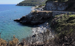 La plage de Sisco, en Haute-Corse