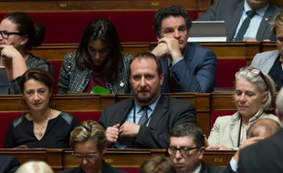 Christophe Arend lors des questions au gouvernement à l'Assemblée