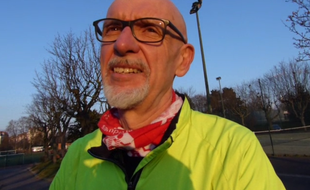 Georges Salines, le président de l'association «13 Novembre : fraternité et vérité», est un passionné de course à pied.