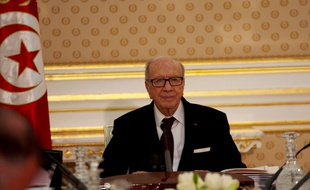 Le président tunisien Essebsi, le 18 février 2015