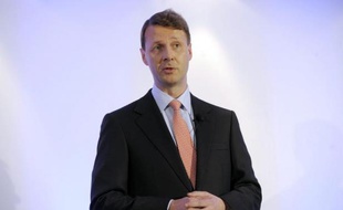 Risto Siilasmaa, président de Nokia, le 7 mai 2013 lors d'une conférence de presse à Helsinki