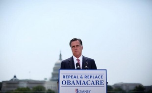 Le candidat républicain à la Maison Blanche, Mitt Romney, a répété jeudi qu'il abolirait la réforme de la santé de Barack Obama dès son premier jour à la tête des Etats-Unis s'il bat en novembre le président sortant.