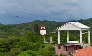 Le mausolée d'un des barons de la drogue "Don Neto" dans l'Etat du Sinaloa (Mexique) également région natale de "El Chapo", le 17 juillet 2015
