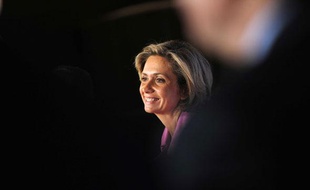 Valérie Pécresse, lors d'un meeting UMP pour les élections régionales en Ile-de-France, le 21 janvier 2010.