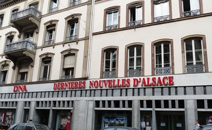 La façade des Dernières Nouvelles d'Alsace, à Strasbourg.