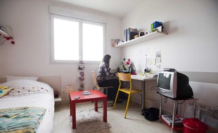Dans une résidence étudiante à Angers en janvier 2011.