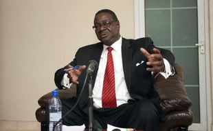 Le nouveau président du Malawi, Peter Mutharika, le 24 mai 2014 à Blantyre