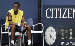 Gaël Monfils, le 30 août 2005 à New-York.