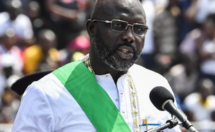 George Weah, le nouveau président du Libéria, sera en visite à l'Elysée le 21 février 2018.