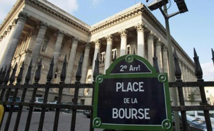 Le Palais Brongniard, place de la Bourse à Paris, le 15 décembre 2009