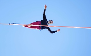 Nathan Paulin lors de sa performance en 2017