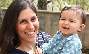 Nazanin Zaghari-Ratcliffe ici avec sa fille en juin 2016.