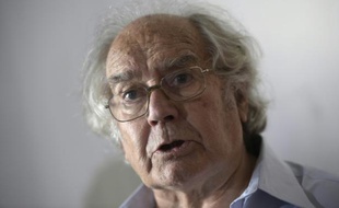 Le Prix Nobel de la Paix de 1980, l'Argentin Adolfo Perez Esquivel, à Buenos Aires le 16 mars 2016
