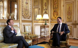 Emmanuel Macron et Christophe Castaner, le 20 novembre 2017 à l'Elysée.