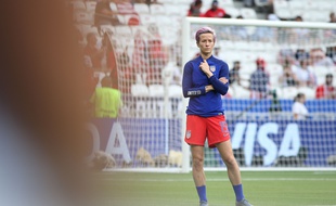 Megan Rapinoe avec les Etats-Unis avant la finale de la Coupe du monde.