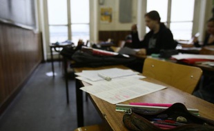 Au lycée Edgar-Poe, à Paris, le 11 janvier 2008.