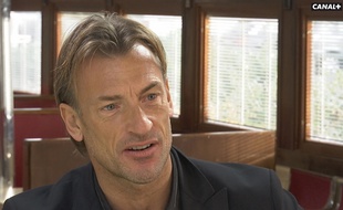 L'ancien entraîneur du Losc Hervé Renard sur Canal+, le 7 décembre 2015.