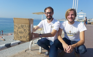Thibaut et Cédric sélectionnent uniquement des bières artisanales pour leur plateforme Bièropolis.