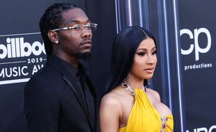 La rappeuse Cardi B et son mari Offset, en 2019