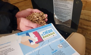 Un exemplaire de chèque énergie.