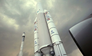 La fusée Ariane photographiée ici au salon du Bourget.