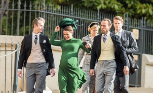 Pippa Middleton au mariage de la princesse Eugenie, samedi 12 octobre 2018.