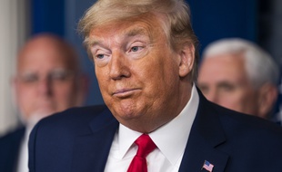 Le président américain Donald Trump, le 22 mars 2020 à Washington.