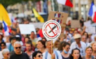 Une manifestation contre le pass sanitaire à Marseille, le 18 septembre 2021 (illustration).