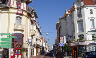 La rue saint-Jean, au Touquet (illustration).