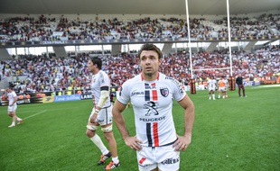 L'ailier du Stade Toulousain Vincent Clerc à l'issue de la demi-finale du Top 14 contre Clermont, le 6 juin 2015 à Bordeaux.